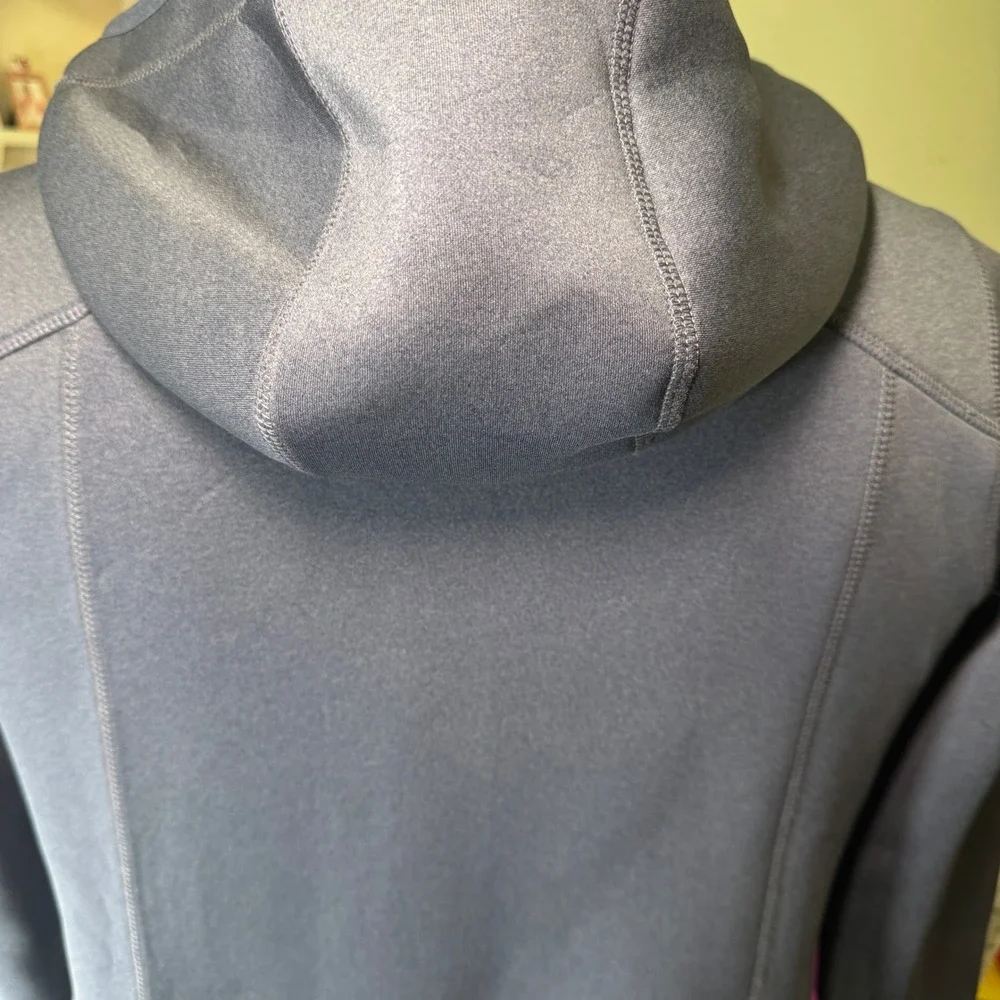North End Ladies Softshell Hooded Jacket Navy Full Zip NE707W NWT Medium
